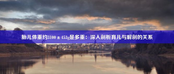 胎儿体重约3100±453g是多重：深入剖析育儿与解剖的关系