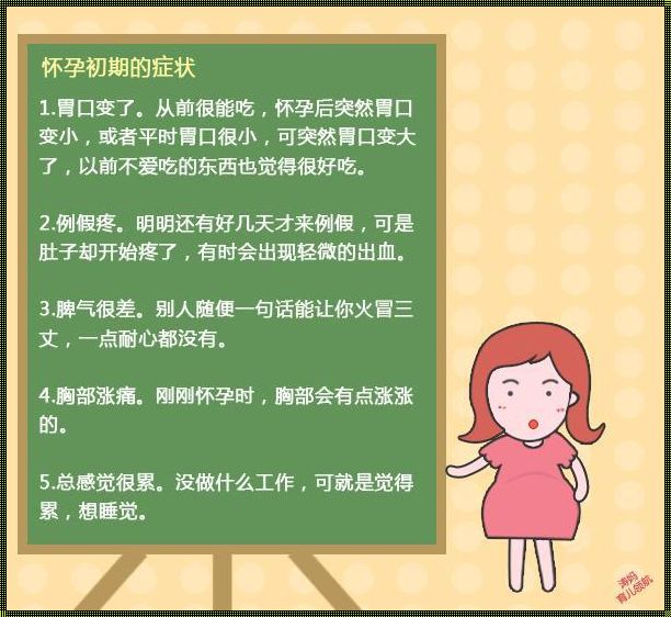 怀孕的初期症状 怀孕初期的症状