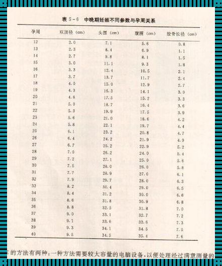 宝宝体重估算之道：孕育生命的智慧