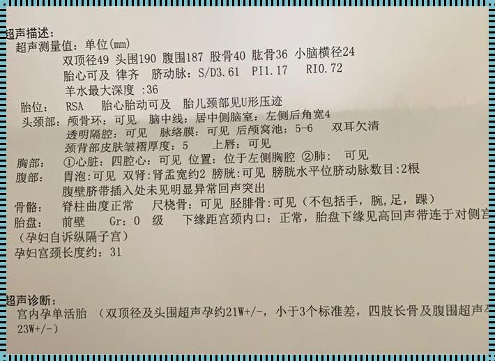 当胎儿的头小了两周，我们的心中充满了忧虑与期待