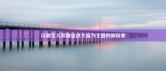 以新生儿歌曲促进大脑为主题的新探索