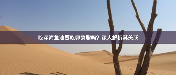 吃深海鱼油要吃卵磷脂吗？深入解析其关联