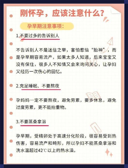 怀孕初期注意事项：深度解析与创新视角