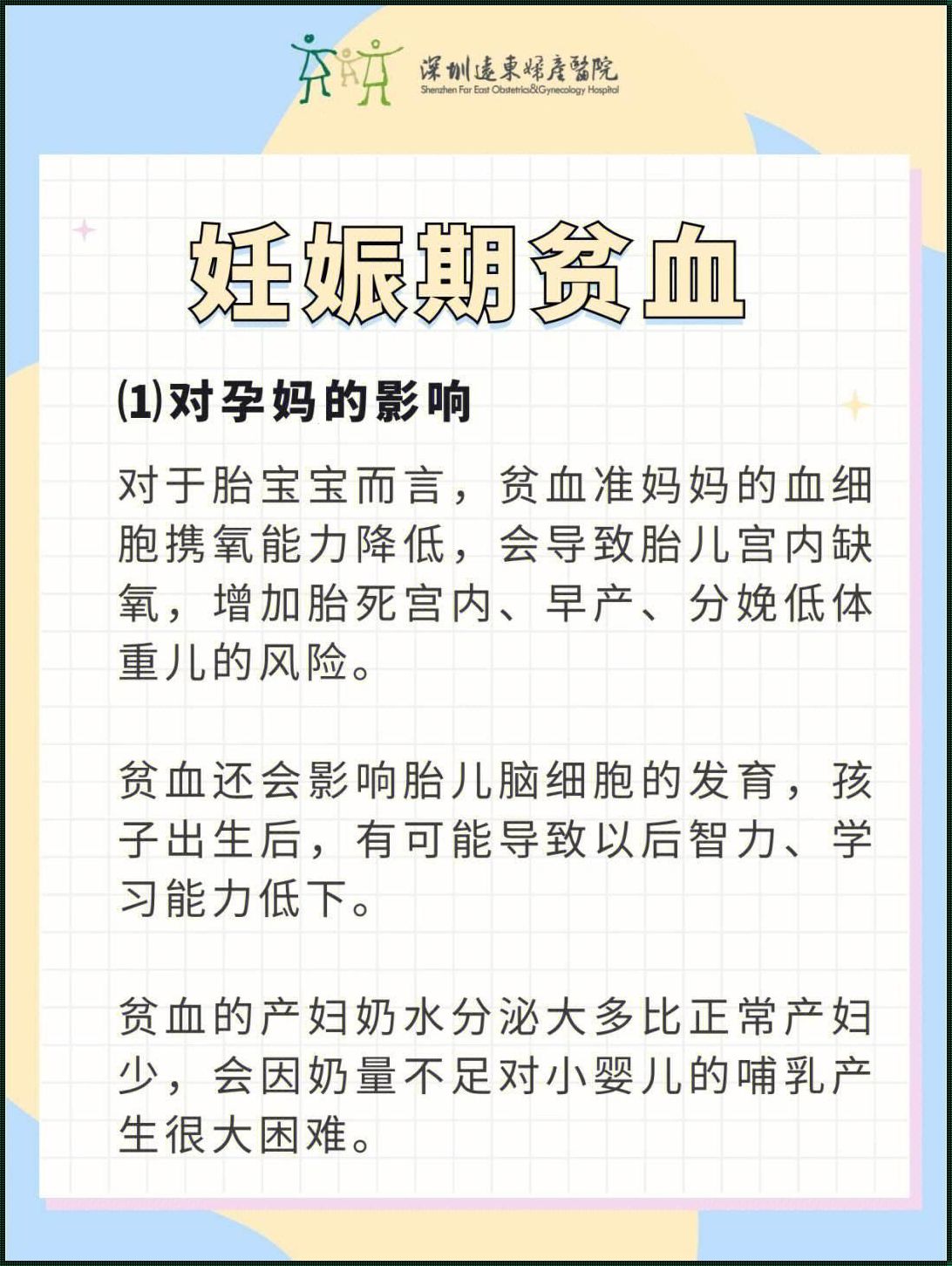 28周贫血会影响胎儿吗：一位母亲的担忧与期望