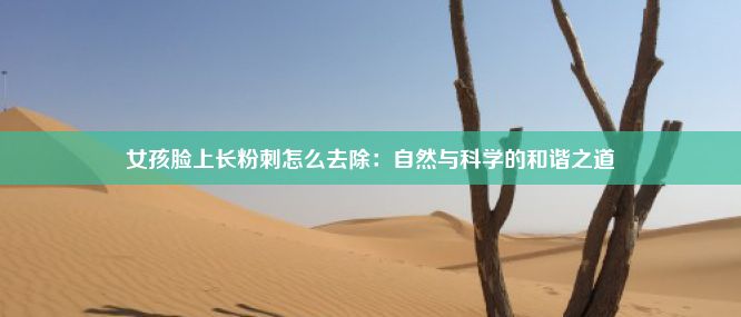 女孩脸上长粉刺怎么去除：自然与科学的和谐之道