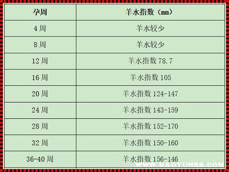 生命之水：羊水深度与孕周的和谐律动