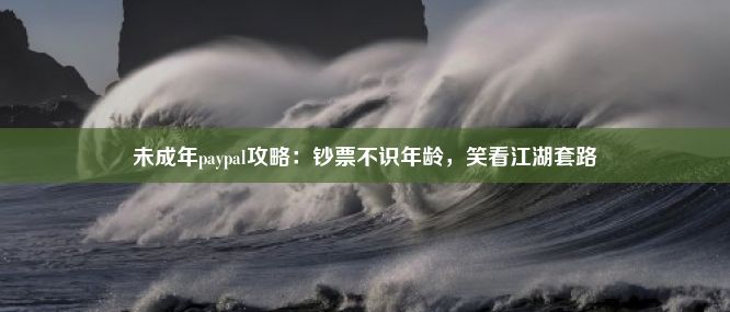 未成年paypal攻略：钞票不识年龄，笑看江湖套路