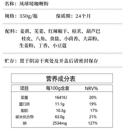 咖喱粉，你的营养“巨无霸”！