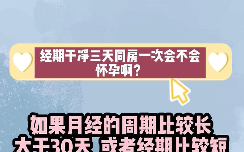 “月经刚过一天同房，怀孕几率比中彩票还难？”