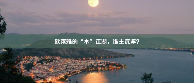 欧莱雅的“水”江湖，谁主沉浮？