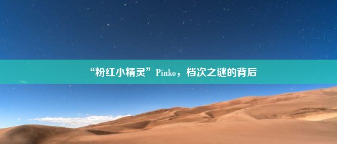 “粉红小精灵”Pinko，档次之谜的背后