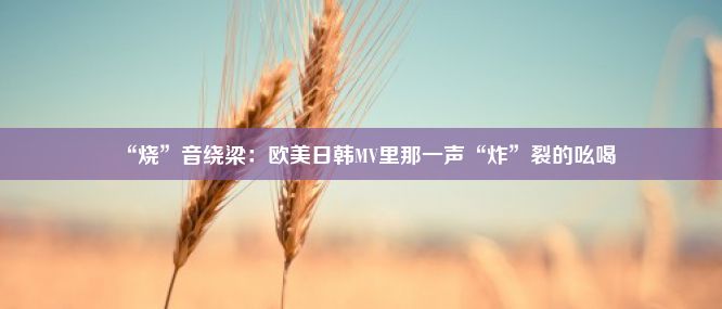 “烧”音绕梁：欧美日韩MV里那一声“炸”裂的吆喝